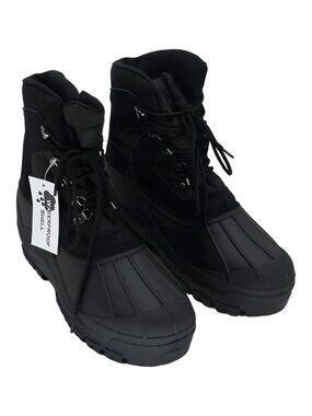 Polar Range Men's Peak Snow Boots Black Sz 12